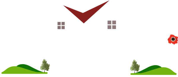 logo white borgo foresto case vancaza